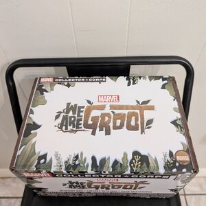 Funko Pops Marvel Collector Corps 'We Are Groot' Mystery Box With Tee Size XL